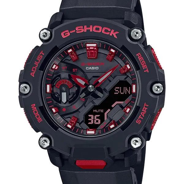Orologio da uomo G-SHOCK CASIO IGNITE RED GA-2200BNR-1AJF
