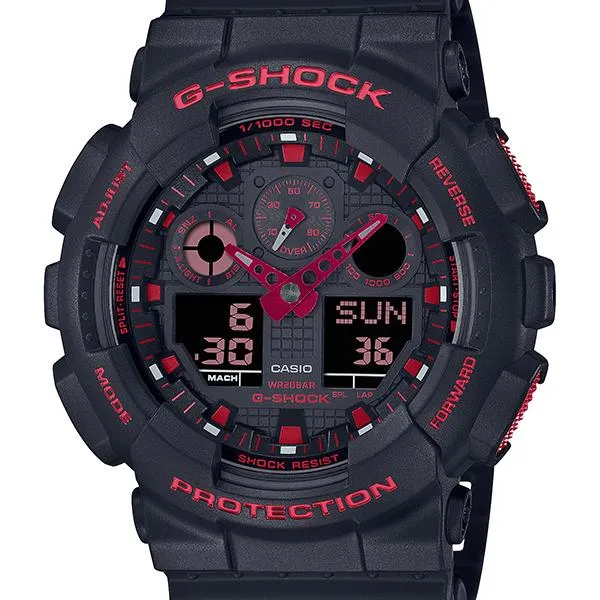 Orologio da uomo G-SHOCK CASIO IGNITE RED GA-100BNR-1AJF