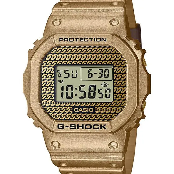 DWE-5600HG-1JR Orologio da uomo Casio G-Shcock con cinturino/lunetta di ricambio in stile hip-hop cinese.