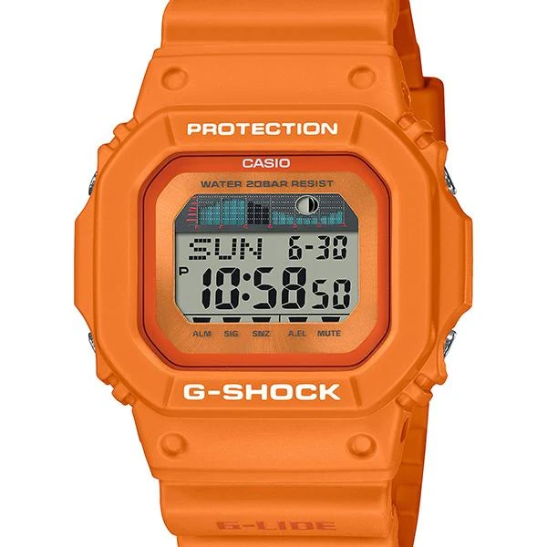 Orologio da uomo CASIO G-SHOCK G-LIDE arancione, modello GLX-5600RT-4JF.