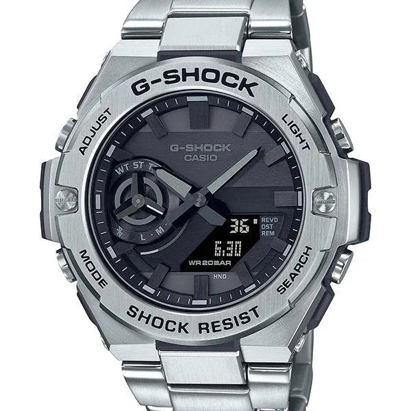 GST-B500D-1A1JF CASIO G-SHOCK NUOVO G-STEEL Orologio da uomo G-Steel Solar Nero
