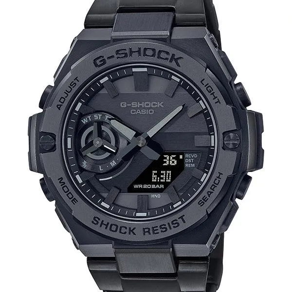 GST-B500BD-1AJF CASIO G-SHOCK NUOVO G-STEEL Orologio da uomo G-Steel Solar Nero