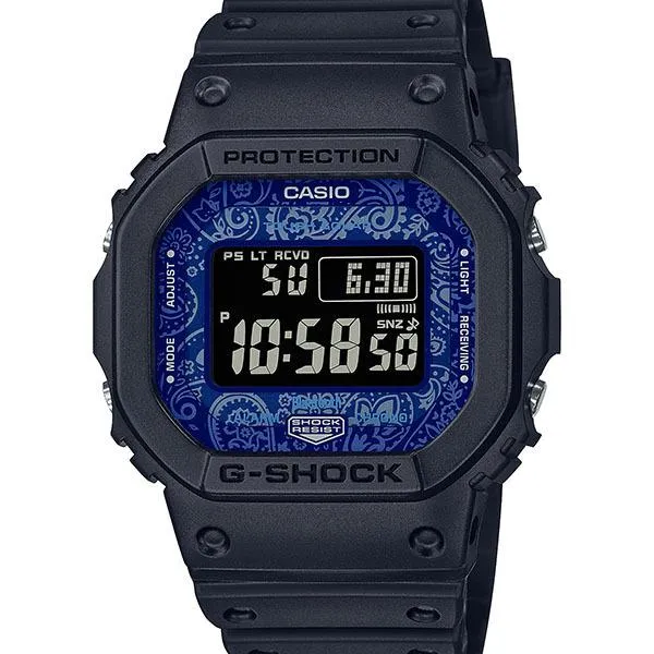 Orologio da uomo CASIO G-SHOCK PAISLEY BLUE modello GW-B5600BP-1JF