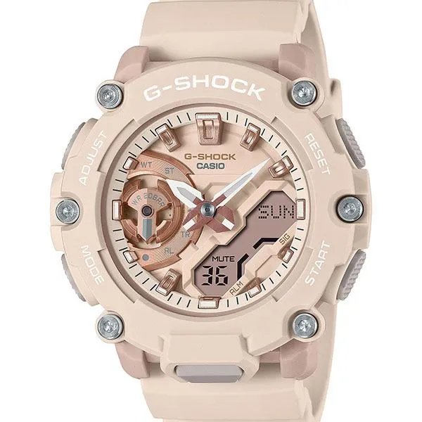 Orologio da uomo CASIO G-SHOCK MID 2200 di medie dimensioni, ideale per attività urbane e all'aperto, modello GMA-S2200M-4AJF.