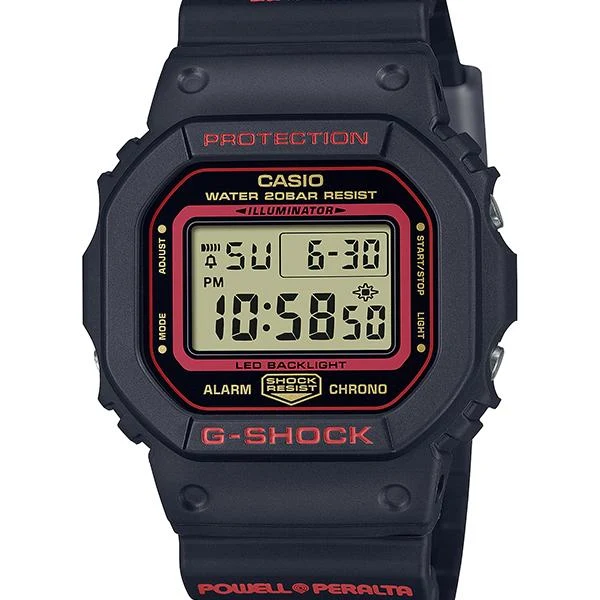 DW-5600KH-1JR CASIO G-SHOCK POWELL PERALTA KEVIN HOEFLER Orologio da uomo Uscita il 4 agosto