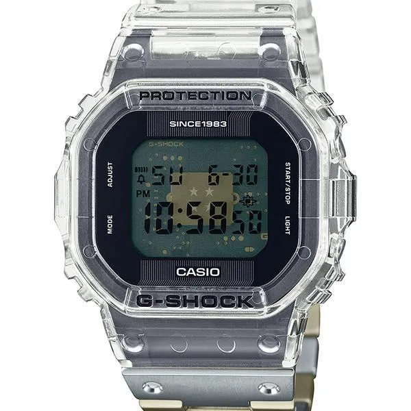 Orologio da uomo CASIO G-SHOCK 40° Anniversario Clear Remix DWE-5640RX-7JR (uscita il 7 luglio 2023)