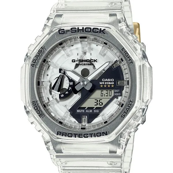 Orologio da uomo CASIO G-SHOCK 40° Anniversario Clear Remix (modello GA-2140RX-7AJR) (uscita il 7 luglio 2023)