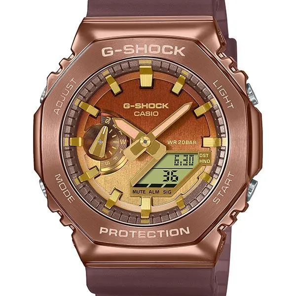 Orologio da uomo G-SHOCK CASIO GM-2100CL-5AJF con cassa in metallo, elegante e adatto al fuoristrada (uscito il 9 giugno 2023)
