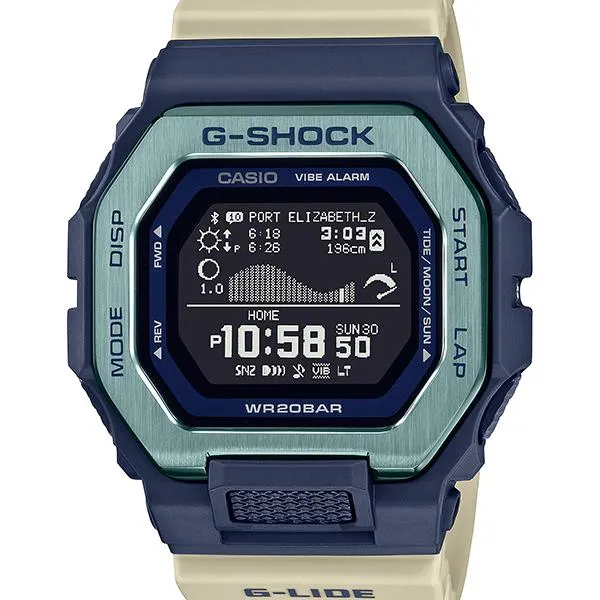 GBX-100TT-2JF G-SHOCK CASIO G-LIDE G-Ride Surfing Time Travel Orologio da uomo