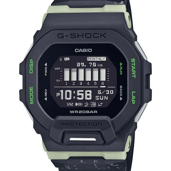 Orologio da uomo G-SHOCK CASIO G-SQUAD MIDNIGHT CITY RUN GBD-200LM-1JF