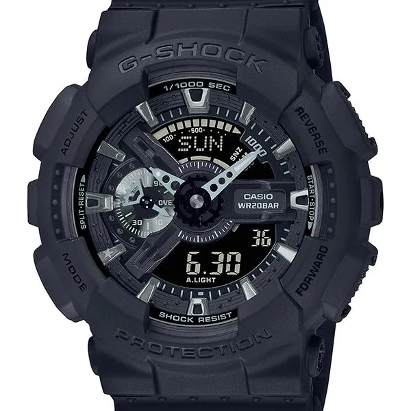 Orologio da uomo G-SHOCK CASIO 40° Anniversario REMASTER NERO, modello GA-114RE-1AJR