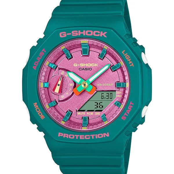 Orologio da uomo G-SHOCK CASIO dai colori estivi brillanti GMA-S2100BS-3AJF
