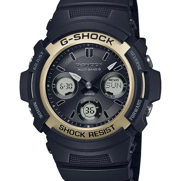 Orologio da uomo solare radiocontrollato G-SHOCK CASIO Fire Package AWG-M100SF-1A6JR