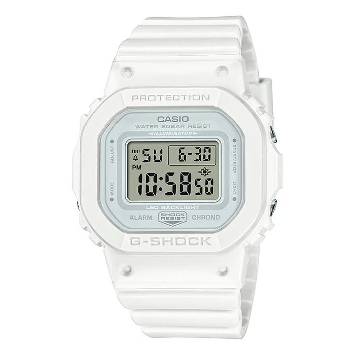 Orologio digitale da donna CASIO G-SHOCK GMD-S5600BA-7JF monocolore bianco.