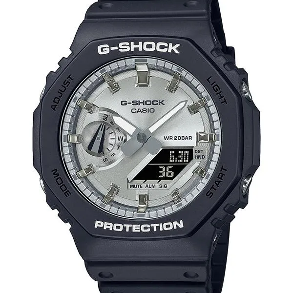 Orologio da uomo analogico-digitale CASIO G-SHOCK GA-2100SB-1AJF JDM Carbon Core Guard nero