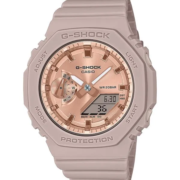 Orologio da donna CASIO G-SHOCK GMA-S2100 con quadrante metallico PG, modello GMA-S2100MD-4AJF, uscito il 26 agosto.