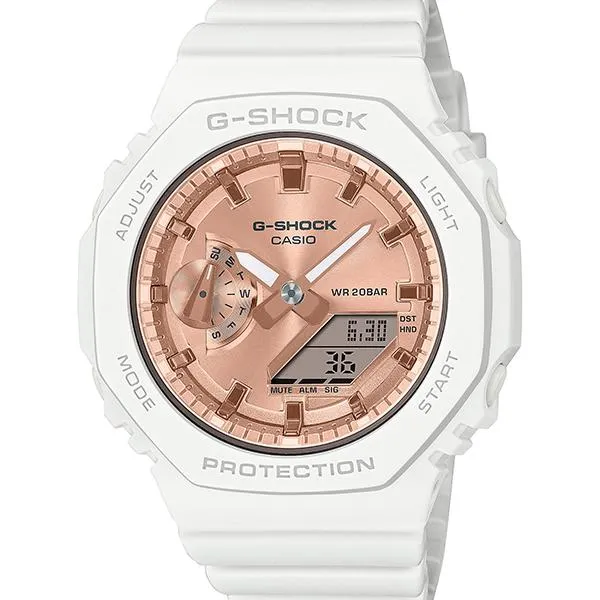 Orologio da donna CASIO G-SHOCK GMA-S2100 con quadrante metallico PG, modello GMA-S2100MD-7AJF, uscito il 26 agosto.