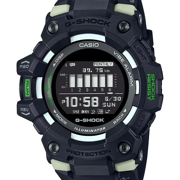 Orologio da uomo G-SHOCK CASIO G-SQUAD MIDNIGHT CITY RUN GBD-100LM-1JF