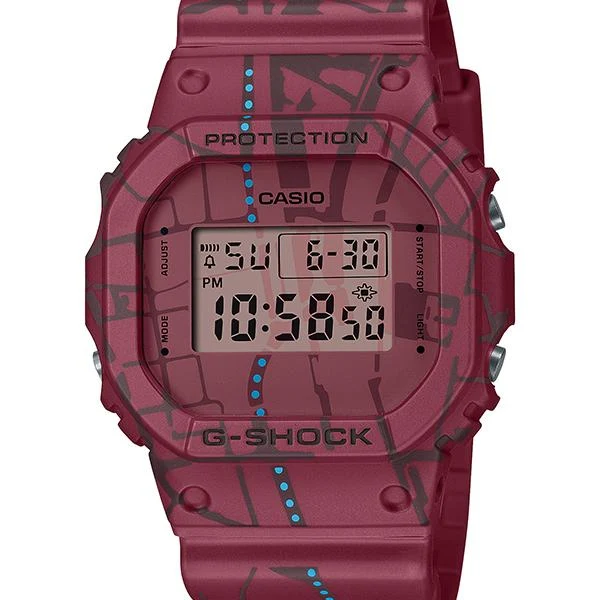Orologio da uomo DW-5600SBY-4JR G-SHOCK CASIO con mappa di Shibuya e caccia al tesoro.