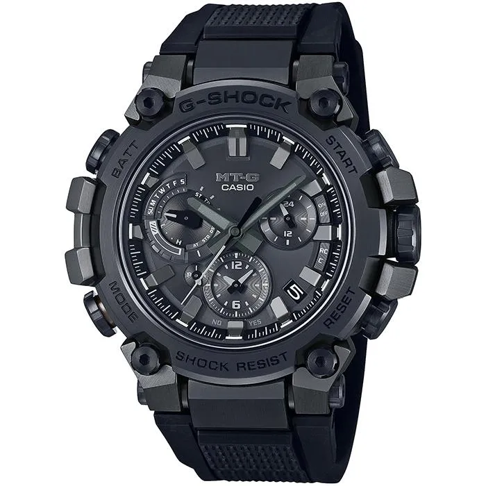 Orologio da uomo CASIO G-SHOCK MTG-B3000B-1AJF MT-G nero, JDM, Bluetooth, solare.