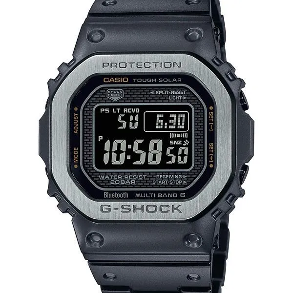 Orologio da uomo CASIO G-SHOCK GMW-B5000MB-1JF JDM Full Metal Multi-Finish Black Solar