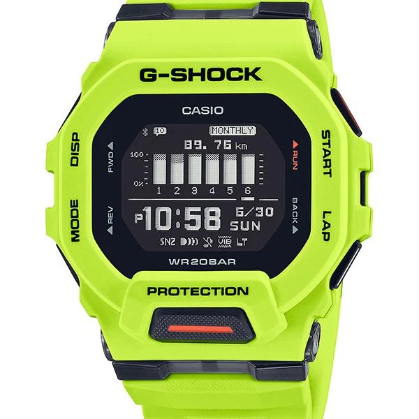 Orologio da uomo CASIO G-SHOCK G-SQUAD Green GBD-200-9JF