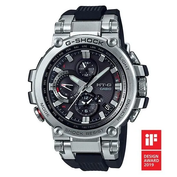 Orologio da uomo CASIO MT-G MTG-B1000-1AJF JDM Full Metal Solar Radio Analogico-Digitale Cronografo
