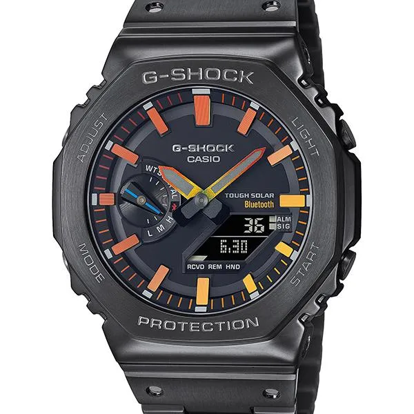 Orologio da uomo CASIO G-SHOCK GM-B2100BPC-1AJF Full Metal Black Rainbow JDM Bluetooth Solar