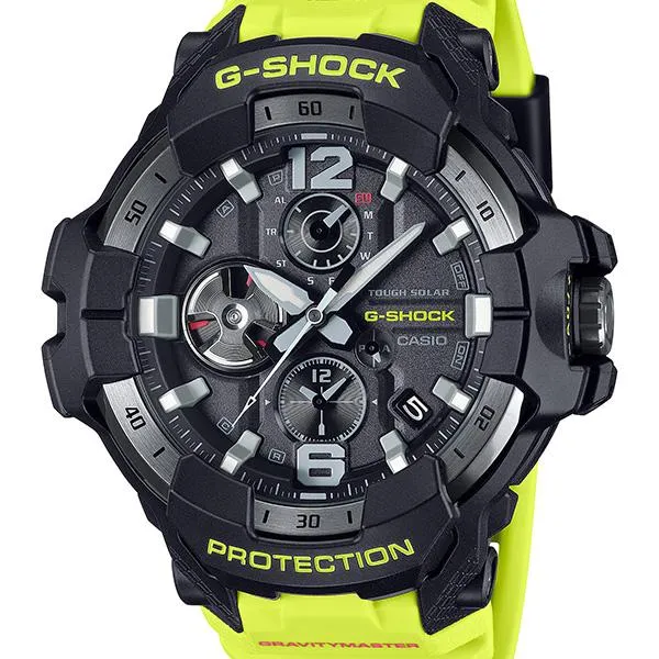 GR-B300RY-1A9JF Orologio da uomo CASIO G-SHOCK Gravitymaster Rescue giallo