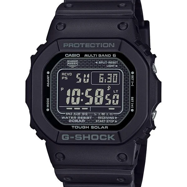 Orologio da uomo CASIO G-SHOCK GW-5000HS-1JF JDM Heritage nero a energia solare con radiofrequenza.