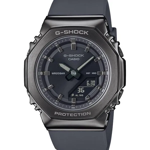 Orologio da donna G-SHOCK CASIO di medie dimensioni, nero, modello GM-S2110B-8AJF.