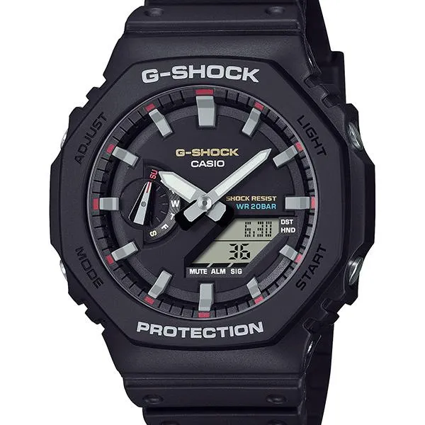 Orologio da uomo analogico-digitale CASIO G-SHOCK GA-2100RL-1AJF JDM Carbon Core Guard nero