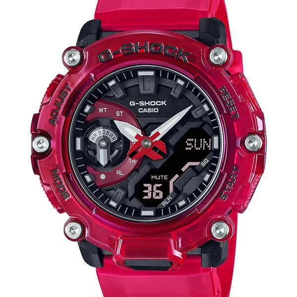 Orologio da uomo G-SHOCK CASIO Carbon Core Guard Sound Wave GA-2200SKL-4AJF