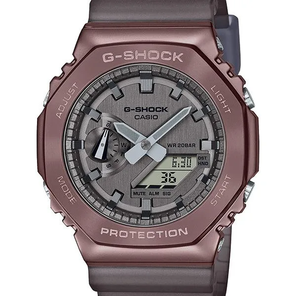 Orologio da uomo G-SHOCK CASIO GM-2100MF-5AJF con quadrante in metallo Midnight Fog.