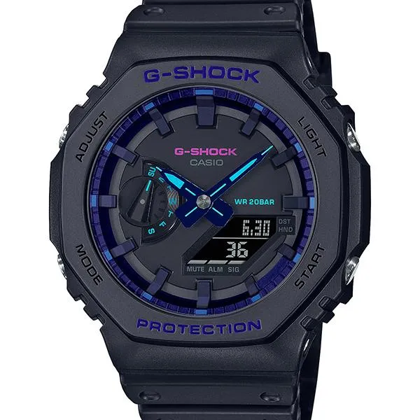 Orologio da uomo G-SHOCK CASIO GA-2100VB-1AJF Virtual Blue