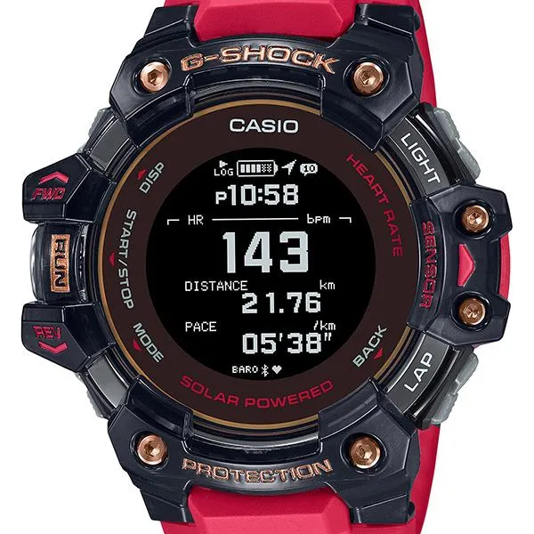 Orologio da uomo CASIO G-SHOCK G-SQUAD con cardiofrequenzimetro e funzione GPS (GBD-H1000-4A1JR)