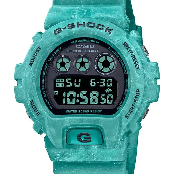 Orologio da uomo CASIO G-SHOCK Ocean Wave Green DW-6900WS-2JF
