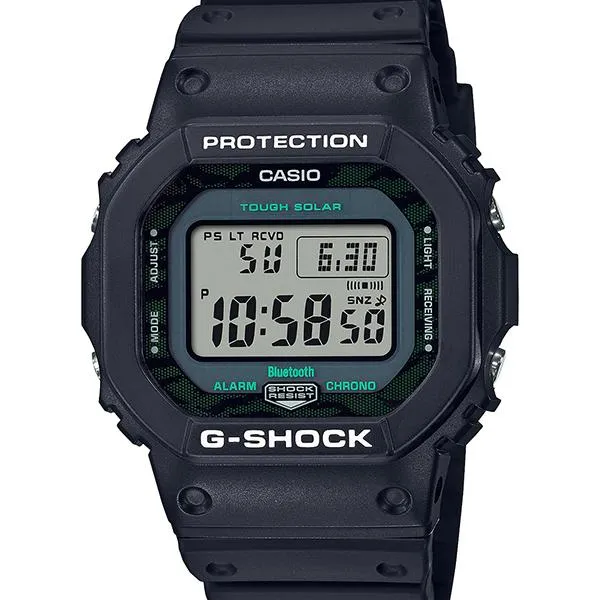 Orologio da uomo CASIO G-SHOCK GW-B5600MG-1JF Tough Solar con tecnologia smartphone.