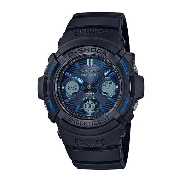Orologio da uomo CASIO G-SHOCK G-Shock Fire Package 2021 radiocontrollato a energia solare, modello AWG-M100SF-1A2JR.