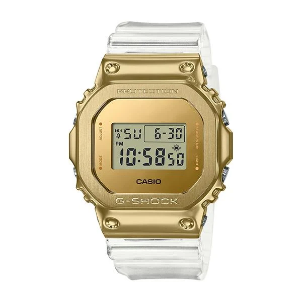 GM-5600SG-9JF CASIO G-SHOCK Orologio da uomo con lunetta scheletrata in metallo dorato