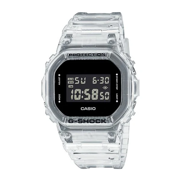 DW-5600SKE-7JF CASIO G-SHOCK Skeleton Orologio digitale da uomo nero