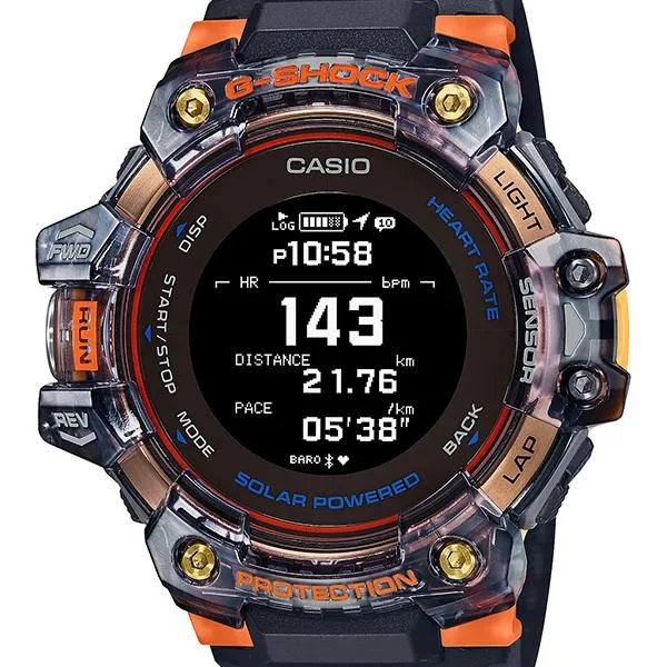 Orologio da uomo G-SHOCK CASIO G-SQUAD con cardiofrequenzimetro e funzione GPS (GBD-H1000-1A4JR)