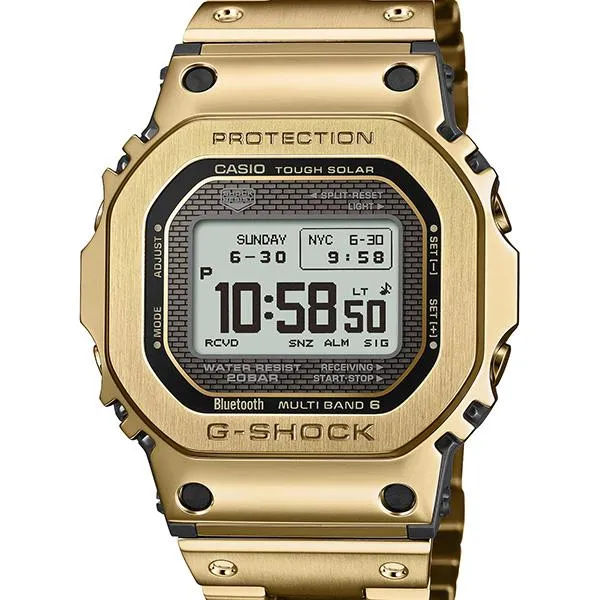 Orologio da uomo CASIO G-SHOCK GMW-BZ5000GD-9JF 5000AI JDM Full Metal Gold MIP LCD
