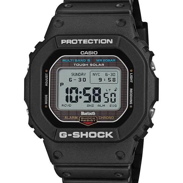 Orologio da uomo CASIO G-SHOCK GW-BX5600-1JF JDM MIP LCD Solar Bluetooth Radio