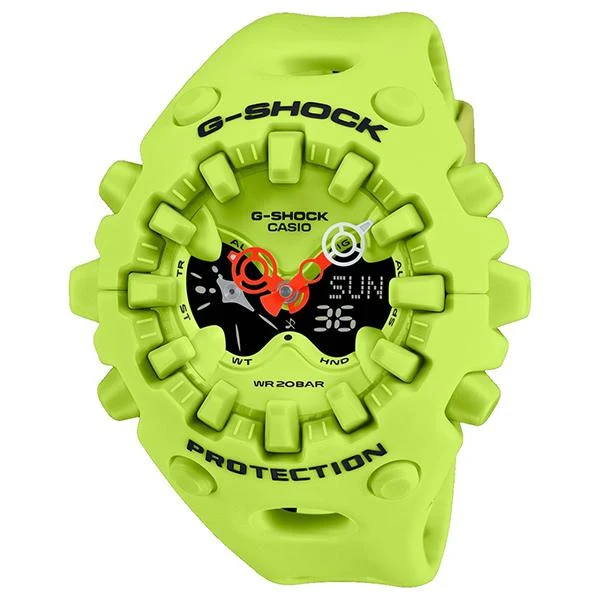 GA-V01-9AJF G-SHOCK CASIO Nuovo orologio da uomo con cassa grande e base