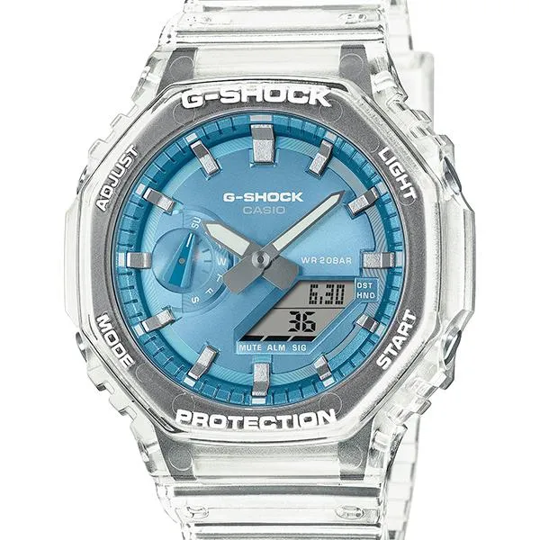 Orologio da uomo G-SHOCK CASIO BRIGHT METALLIC DIAL SERIES GA-2100BM-7A2JF