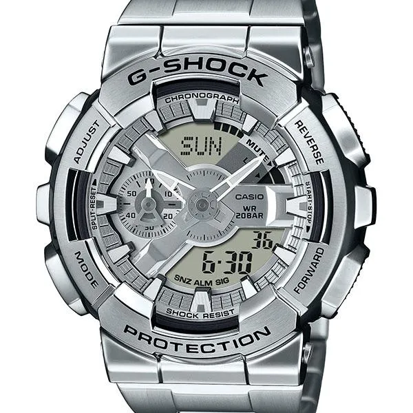 Orologio da uomo con cinturino in metallo G-SHOCK CASIO GM-110D-8AJF