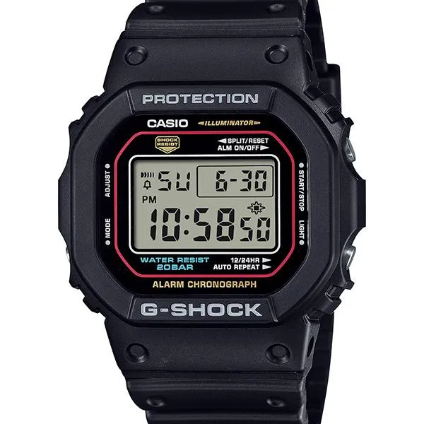 Orologio da uomo CASIO G-SHOCK DW-5600RL-1JF Iconic Styles Original Color JDM Digital Square.