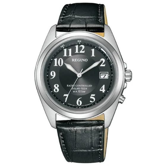 Orologio Citizen - REGUNO - KS3-115-50 - Cinturino in pelle - Tecnologia solare - Orologio solare radiocontrollato da uomo
