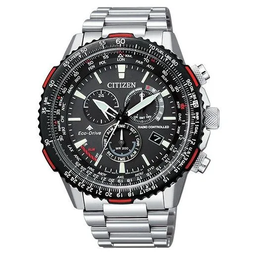Orologio radiocontrollato CITIZEN PROMASTER Eco-Drive World Time CB5001-57E